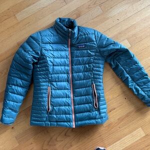 Patagonia Blue Puffer Jacket
